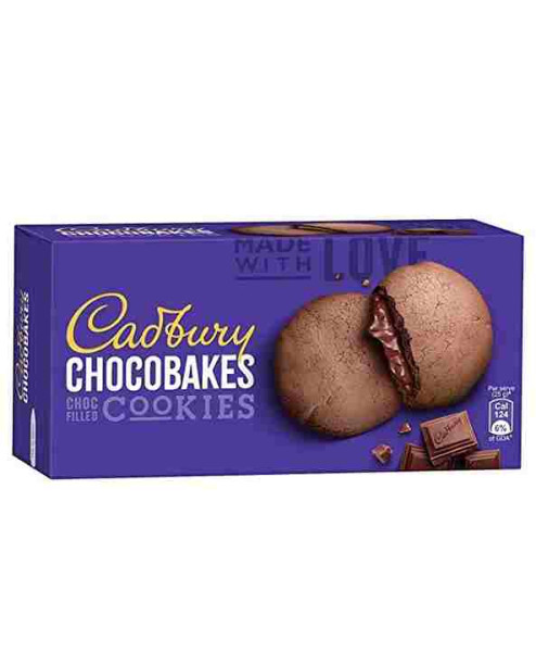 Cadbury Chocobakes Choc Filled Cookies  150g 